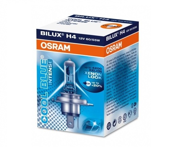 Osram Cool Blue Intense H4 12V 55W 1pc Xenon Look