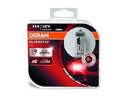 Osram Silverstar 2.0 H4 12V 55W 2pcs/box