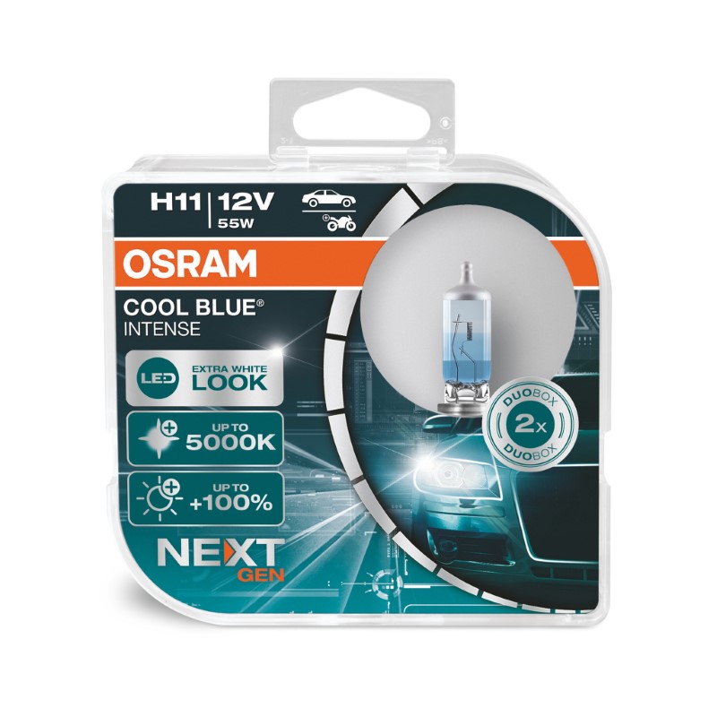 Osram Cool Blue Intense NextGen H11 12V 55W 2pcs/box Xenon Look