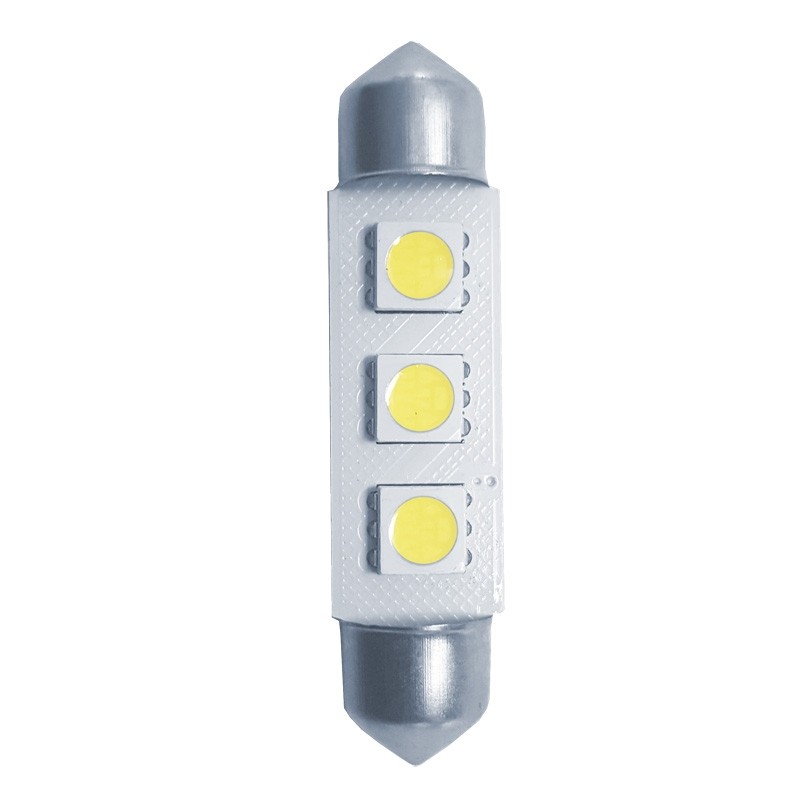 Simoni Racing Festoon 3xSMD Rocket LED Lampen 41mm Wit 2 stuks