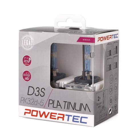 D3S Powertec Platinum +130% Xenon lampen 5000K Duo Box