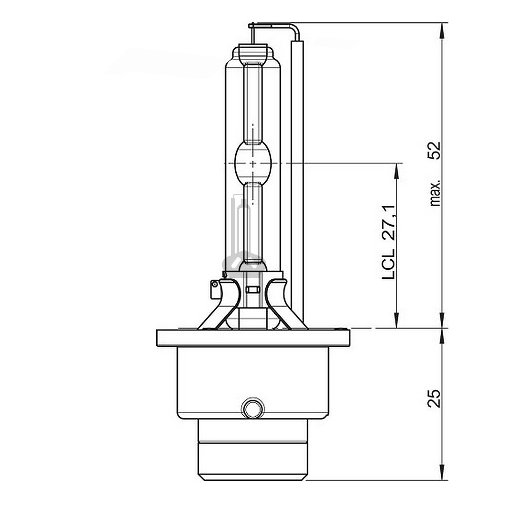 D2S Classic XENARC 66240CLC Osram Lamp