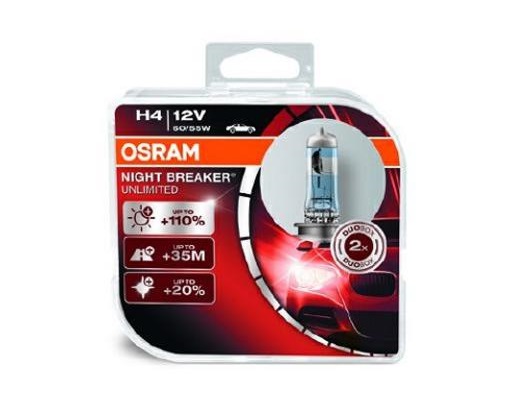 Osram Night Breaker Unlimited H4 2pcs/box