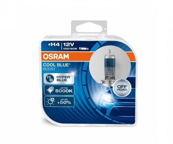 Osram Cool Blue Boost H4 Halogeen lampen - 12V/100W 2pcs