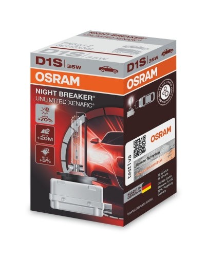 D1S XENARC NIGHT BREAKER UNLIMITED 66140XNB Osram Lamp