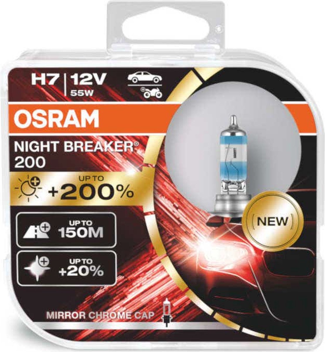 Osram Night Breaker Laser 200 H7 2pcs