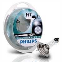 H7 12V 55W Philips X-Treme Vision, +100 Lampjes