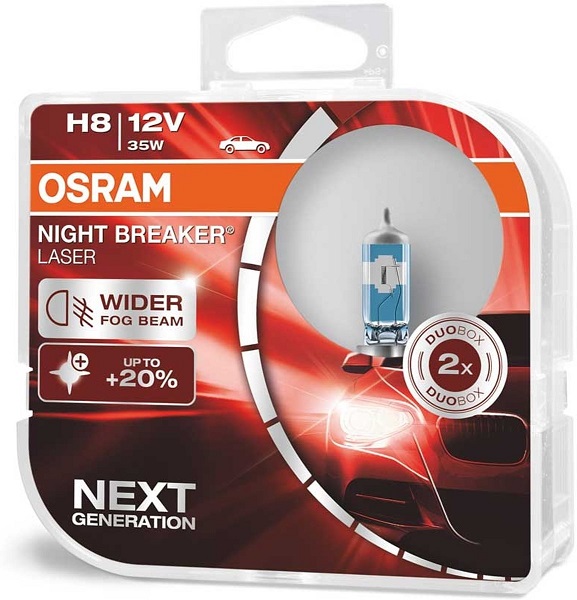 Osram Night Breaker Laser H8 2pcs