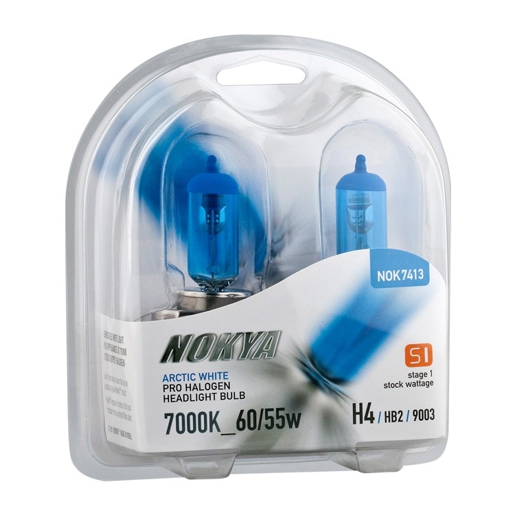 Nokya Stage 1 Arctic white H4/HB2 7000K 60/55W