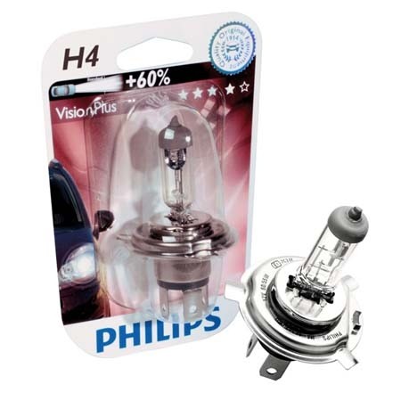 Philips 12342VPB1 H4 VisionPlus 55W 12V blister